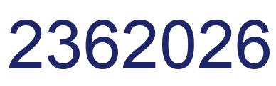 Número 2362026 imagen azul