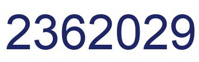 Número 2362029 imagen azul