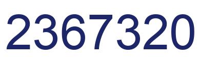 Número 2367320 imagen azul