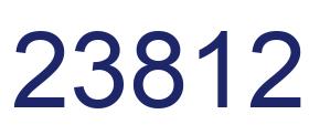 Number 23812 blue image