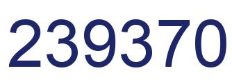 Número 239370 imagen azul