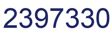 Número 2397330 imagen azul