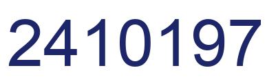 Número 2410197 imagen azul