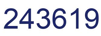 Número 243619 imagen azul