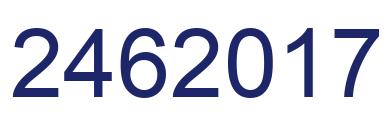 Número 2462017 imagen azul