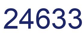 Número 24633 imagen azul