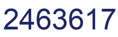 Número 2463617 imagen azul