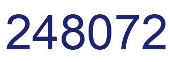 Número 248072 imagen azul