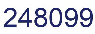Número 248099 imagen azul