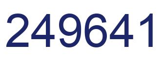Número 249641 imagen azul