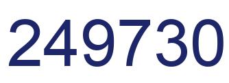 Número 249730 imagen azul