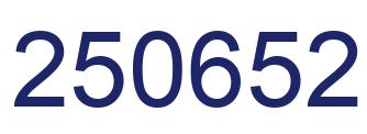 Number 250652 blue image