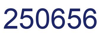 Number 250656 blue image