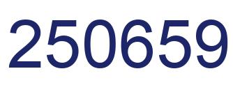 Number 250659 blue image
