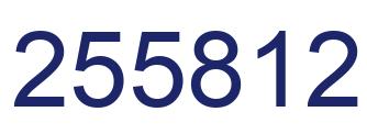 Número 255812 imagen azul