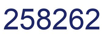 Número 258262 imagen azul