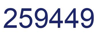 Número 259449 imagen azul