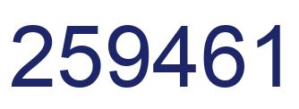 Número 259461 imagen azul
