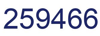 Número 259466 imagen azul
