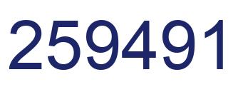 Número 259491 imagen azul