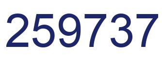 Número 259737 imagen azul