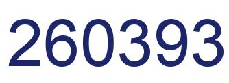 Number 260393 blue image
