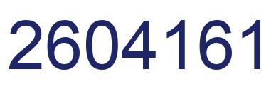 Número 2604161 imagen azul