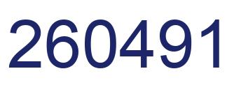 Number 260491 blue image