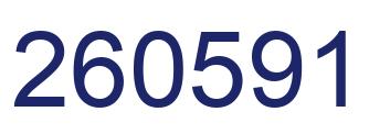 Number 260591 blue image