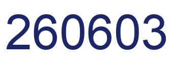 Number 260603 blue image