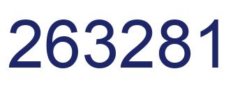 Número 263281 imagen azul