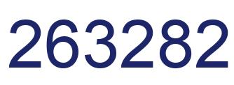 Number 263282 blue image