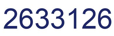 Número 2633126 imagen azul