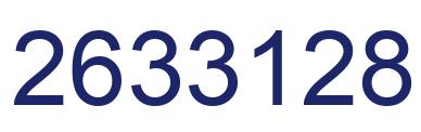 Número 2633128 imagen azul