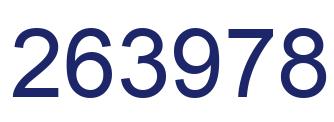 Número 263978 imagen azul