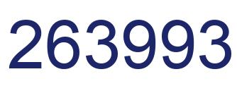 Número 263993 imagen azul