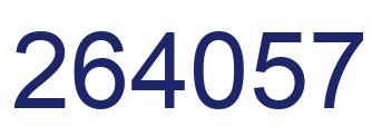 Número 264057 imagen azul