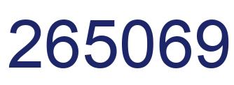 Número 265069 imagen azul