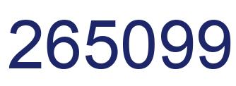 Número 265099 imagen azul