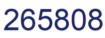 Número 265808 imagen azul