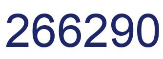 Número 266290 imagen azul