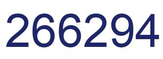 Número 266294 imagen azul