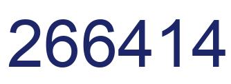 Número 266414 imagen azul