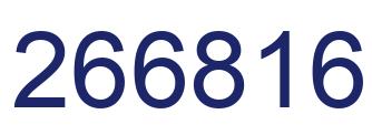 Número 266816 imagen azul