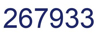 Número 267933 imagen azul