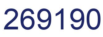 Número 269190 imagen azul