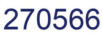Number 270566 blue image