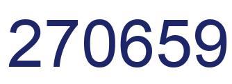 Number 270659 blue image