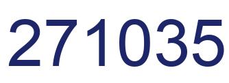 Number 271035 blue image