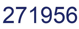 Number 271956 blue image